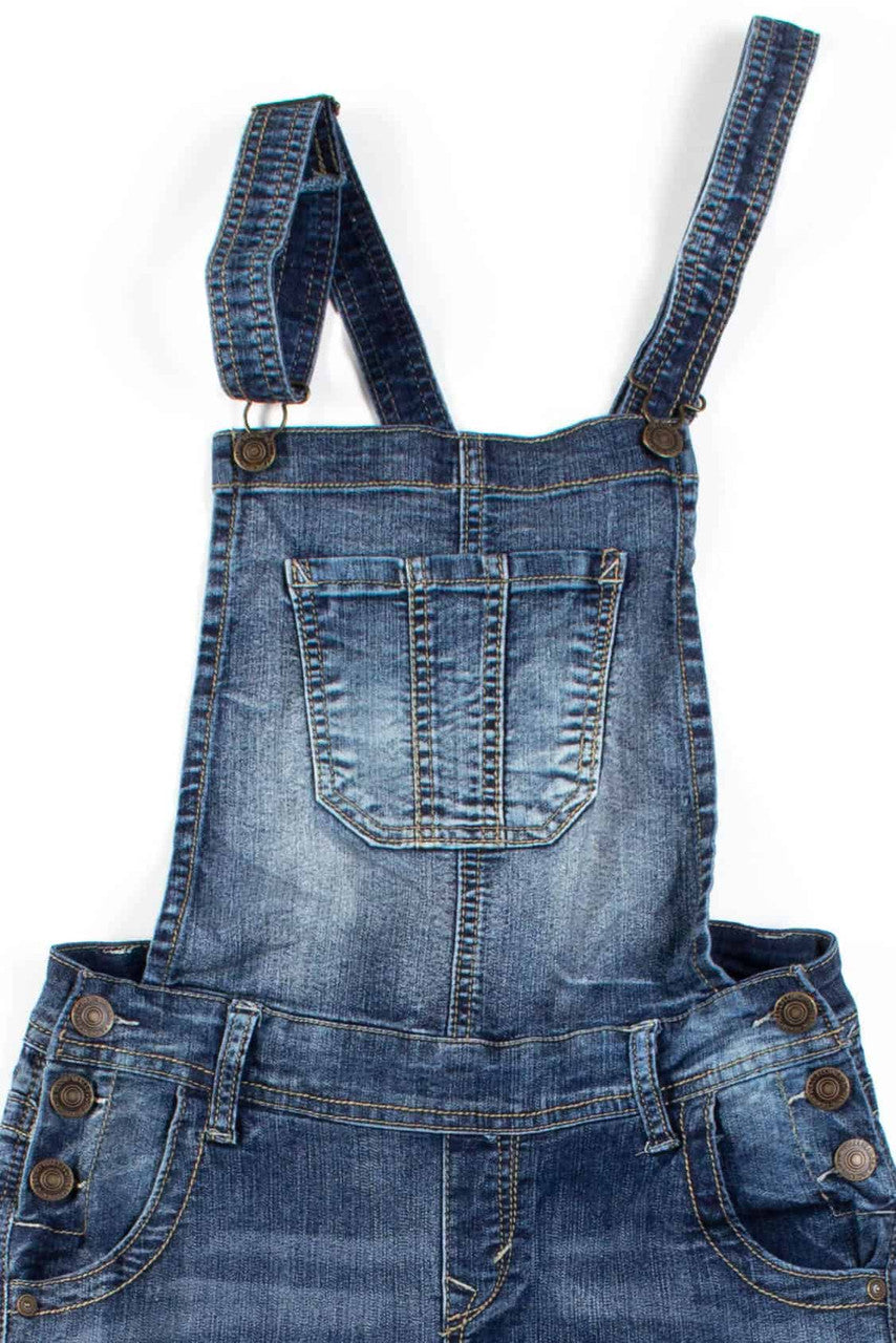 Stone Wash Denim Overalls (sz. Small)