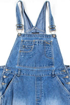 Faded Denim Overalls