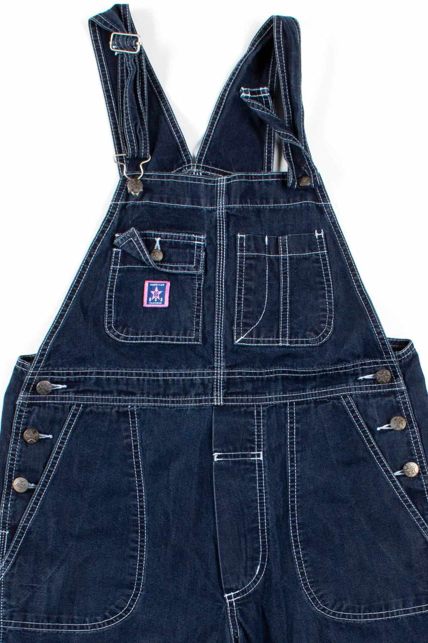 Dark Wash Denim Overalls