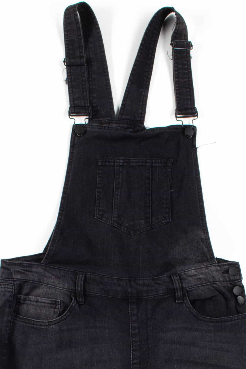 Black Denim Overalls (sz. X-Large)