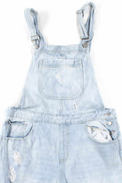 Acid Wash Distressed Denim Overalls (sz. 31)