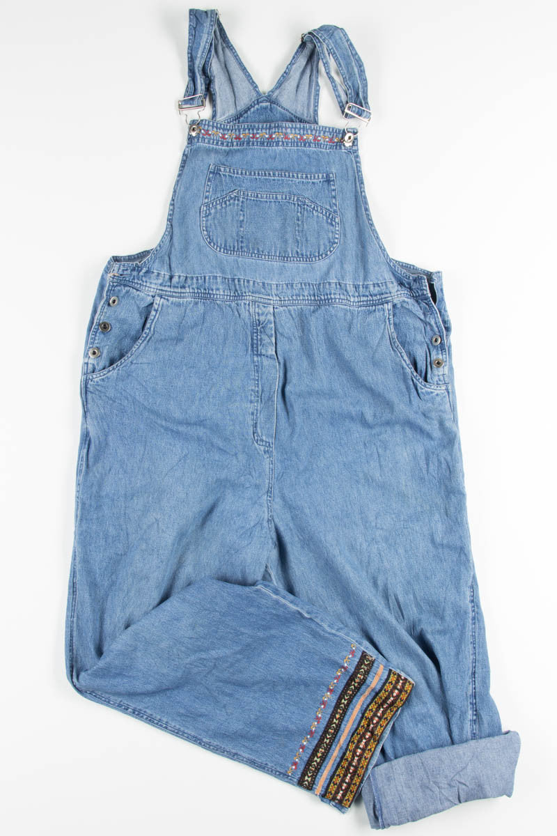 Embroidered Overalls