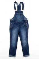 Dark Wash Denim Overalls (sz. Small)