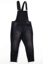 Black Denim Overalls (sz. X-Large)