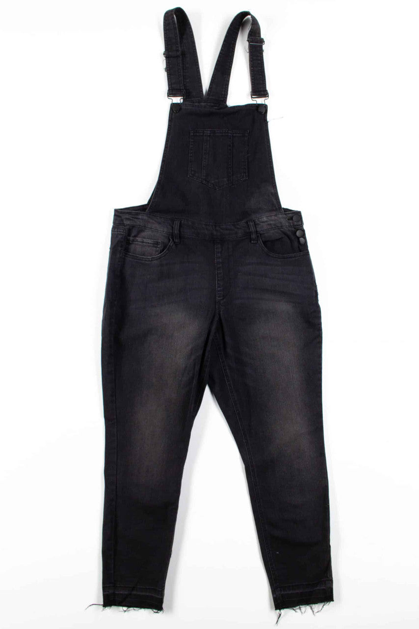 Black Denim Overalls (sz. X-Large)