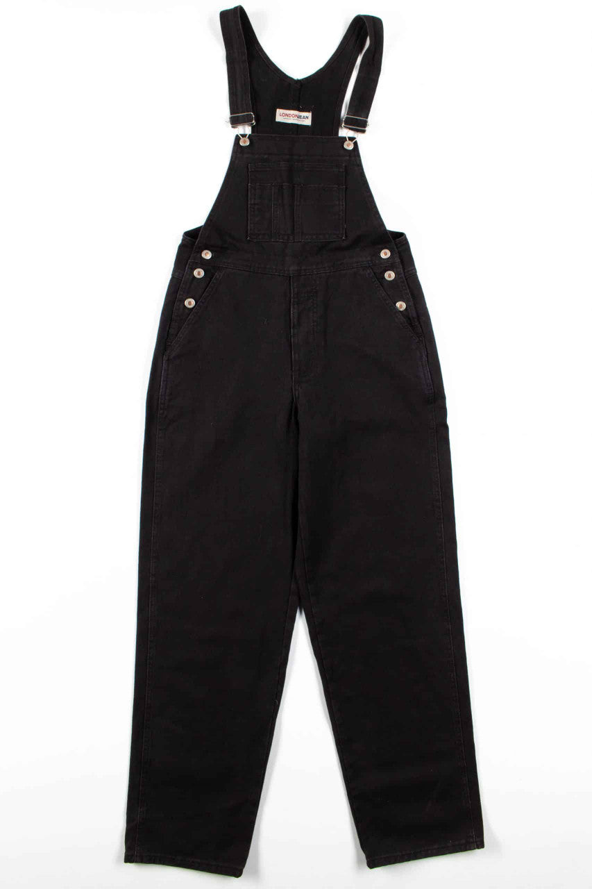 Black Denim Overalls (sz. XS)