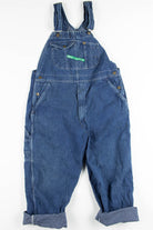 Dark Wash Key Imperial Overalls