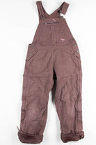 Brown Lined Walls Overalls