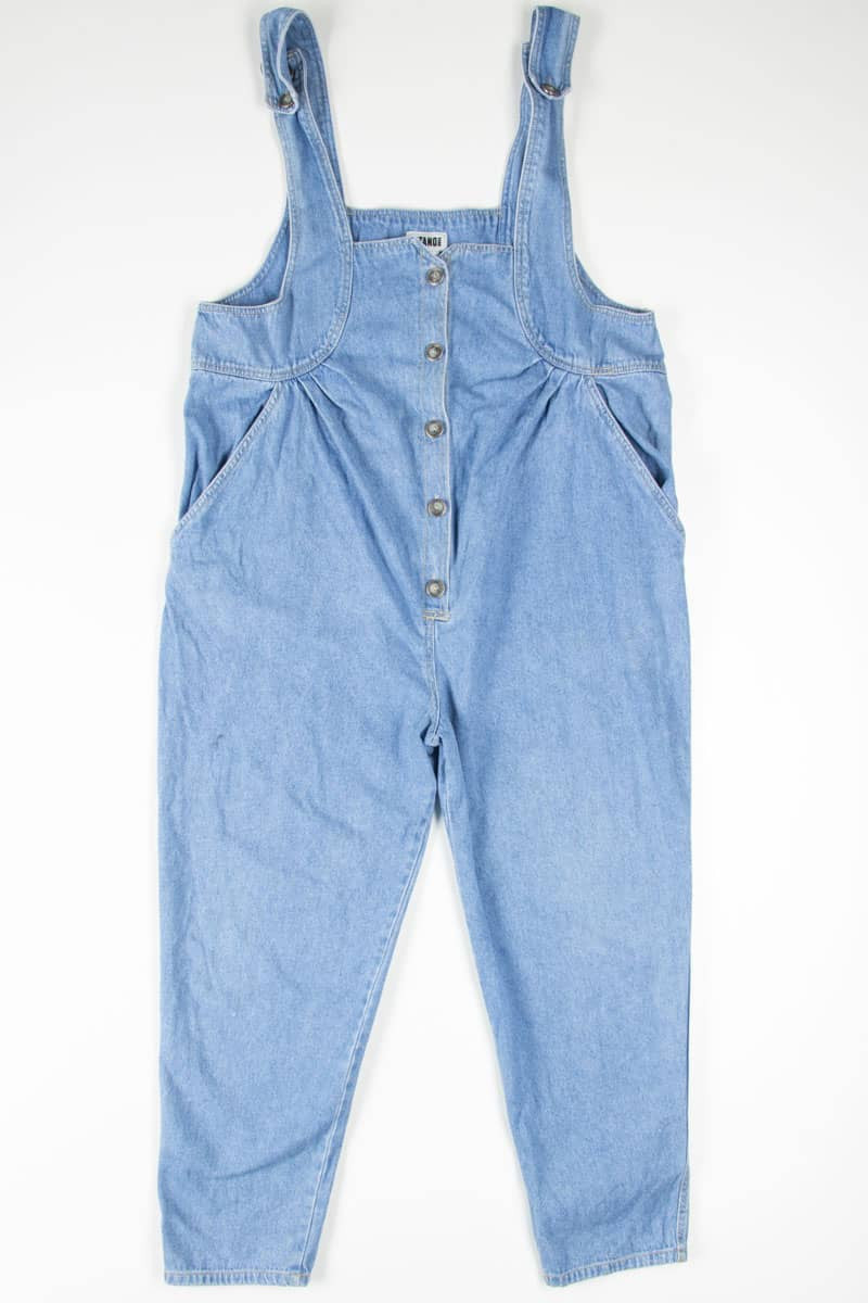Vintage Stylized Denim Overalls (sz. L)