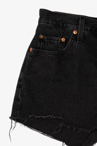 Black Levi's Cutoff Denim Shorts 501 (2020s)