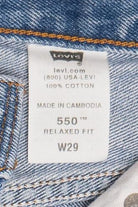 Vintage Levi's 550 Relaxed Fit Denim Jorts (2000s)