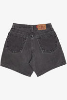 Vintage Wrangler Faded Black Distressed Denim Shorts (1990s)