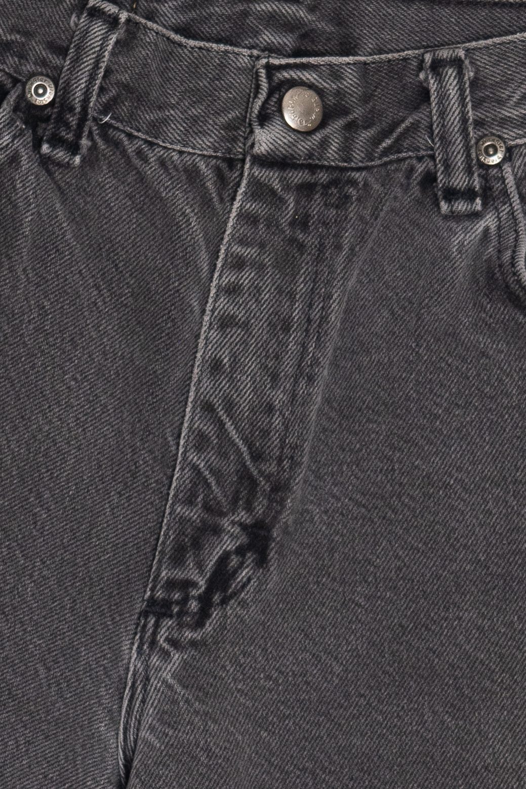 Vintage Wrangler Faded Black Distressed Denim Shorts (1990s)