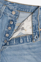 Levi's Premium 501 Button Fly Rolled Denim Shorts (2020s)