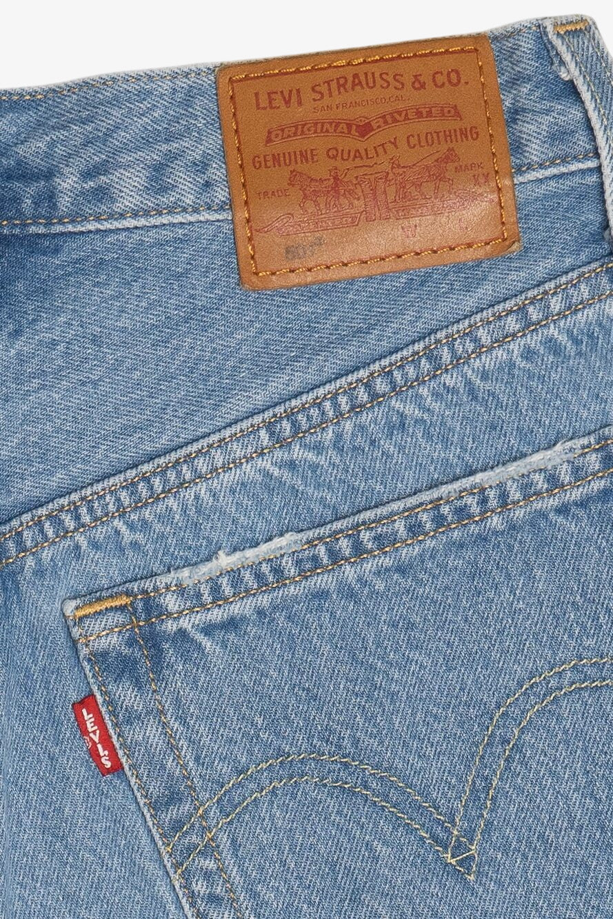 Levi's Premium 501 Button Fly Rolled Denim Shorts (2020s)