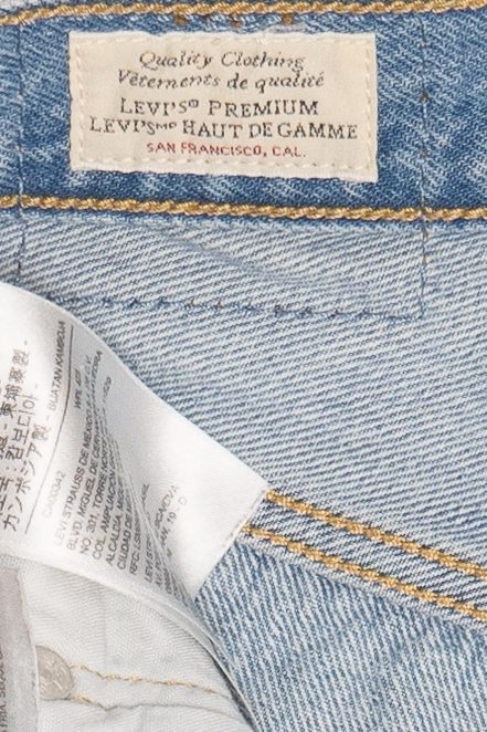 Levi's Premium 501 Button Fly Rolled Denim Shorts (2020s)