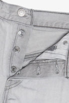 Levi's Premium 501 Button Fly Light Gray Denim Shorts (2020s)