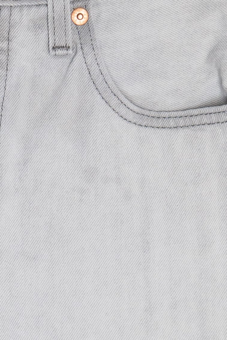 Levi's Premium 501 Button Fly Light Gray Denim Shorts (2020s)