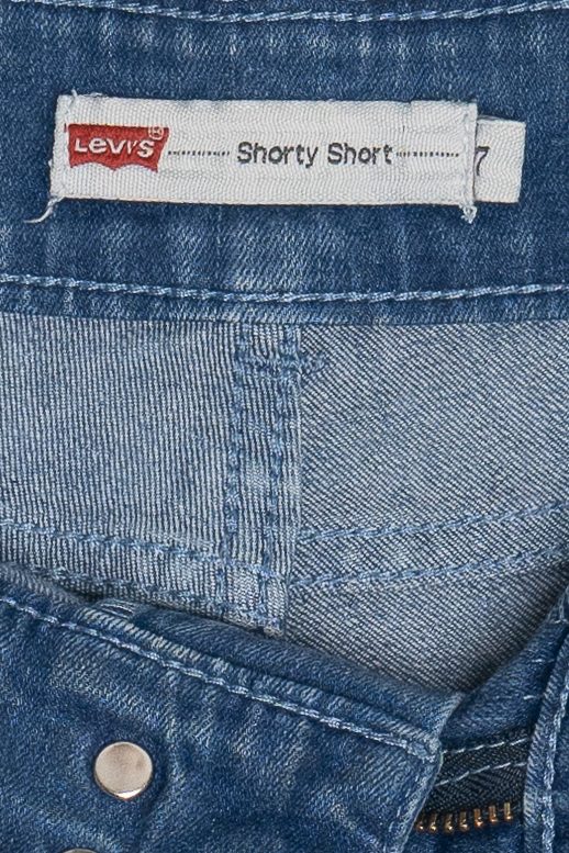 Levi's "Shorty Short" Double Button Denim Shorts (2010s)