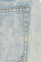 Vintage Jordache Acid Wash Embroidered Flair Denim Shorts (1990s)