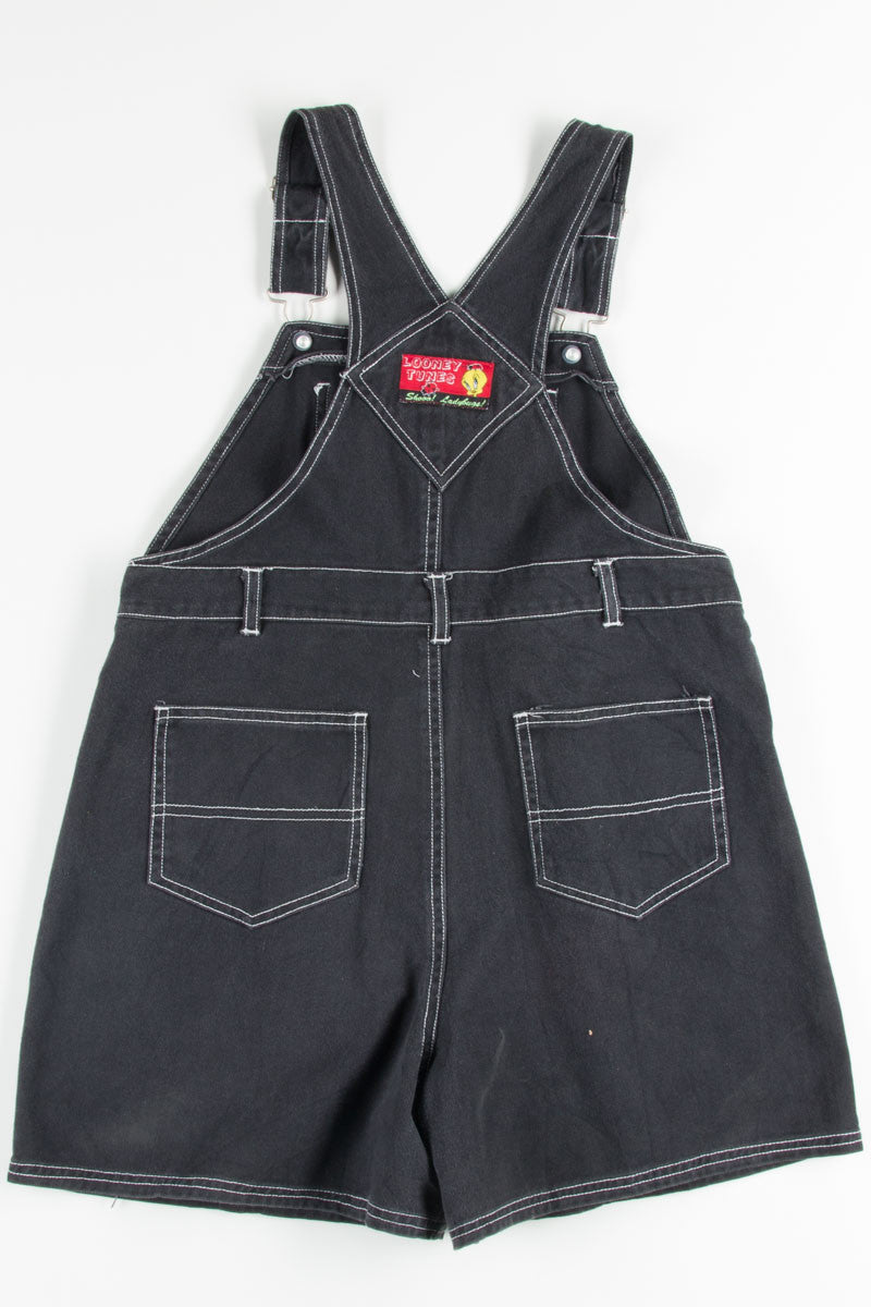 Tweety Bird Overall Shorts (sz. Kids 14/16)
