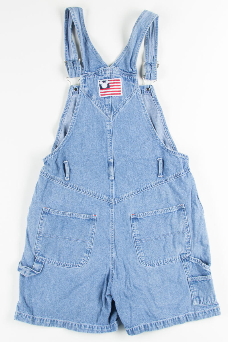 Mickey Mouse & Friends Denim Overall Shorts (sz. S)