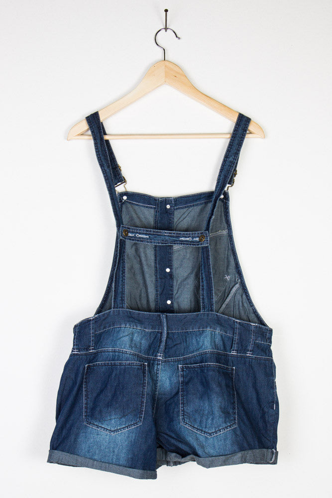 Vintage Denim Overall Shorts 23