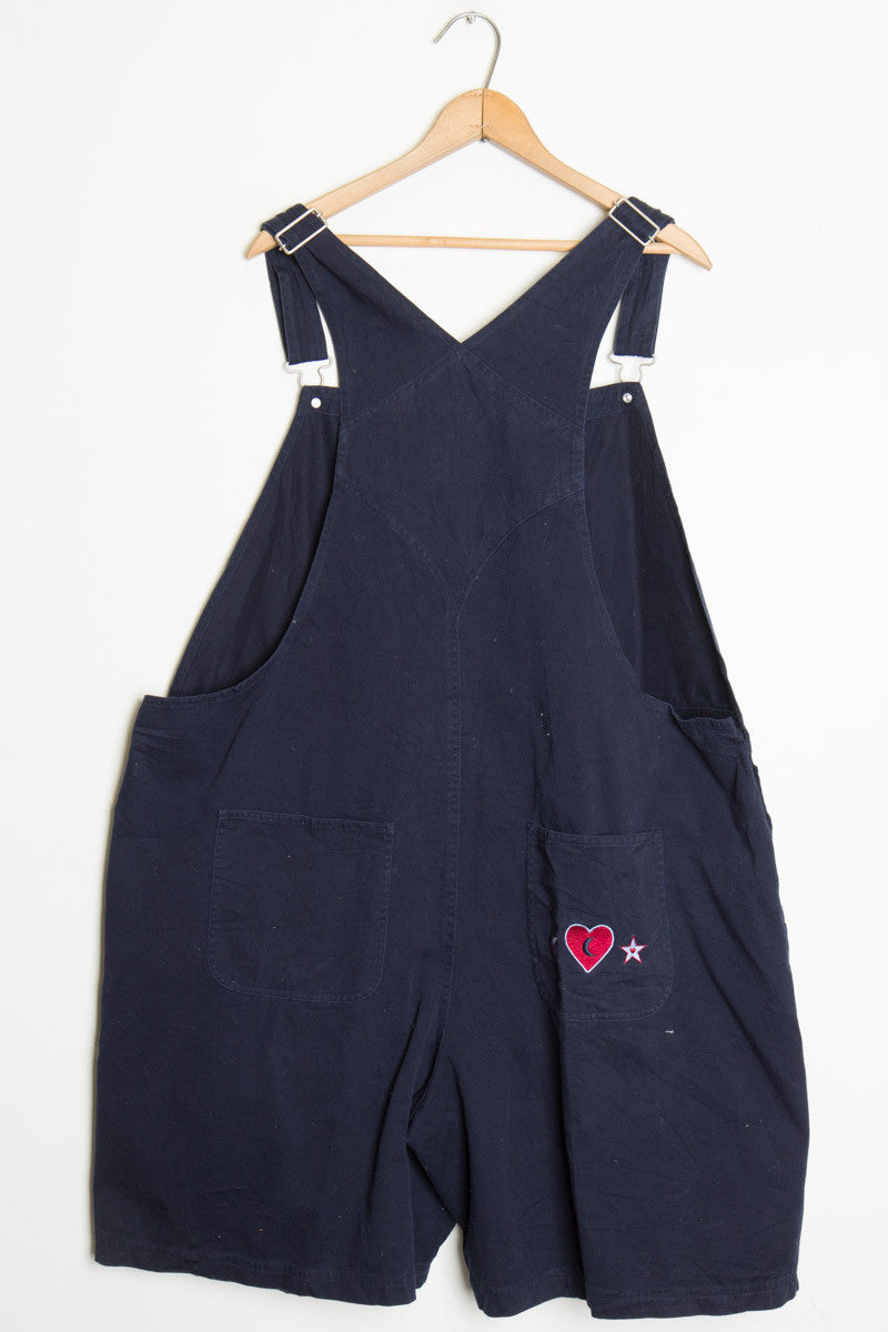Vintage Denim Overall Shorts 88