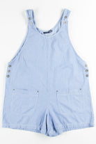 Blue Pinstriped Overall Shorts (sz. L)