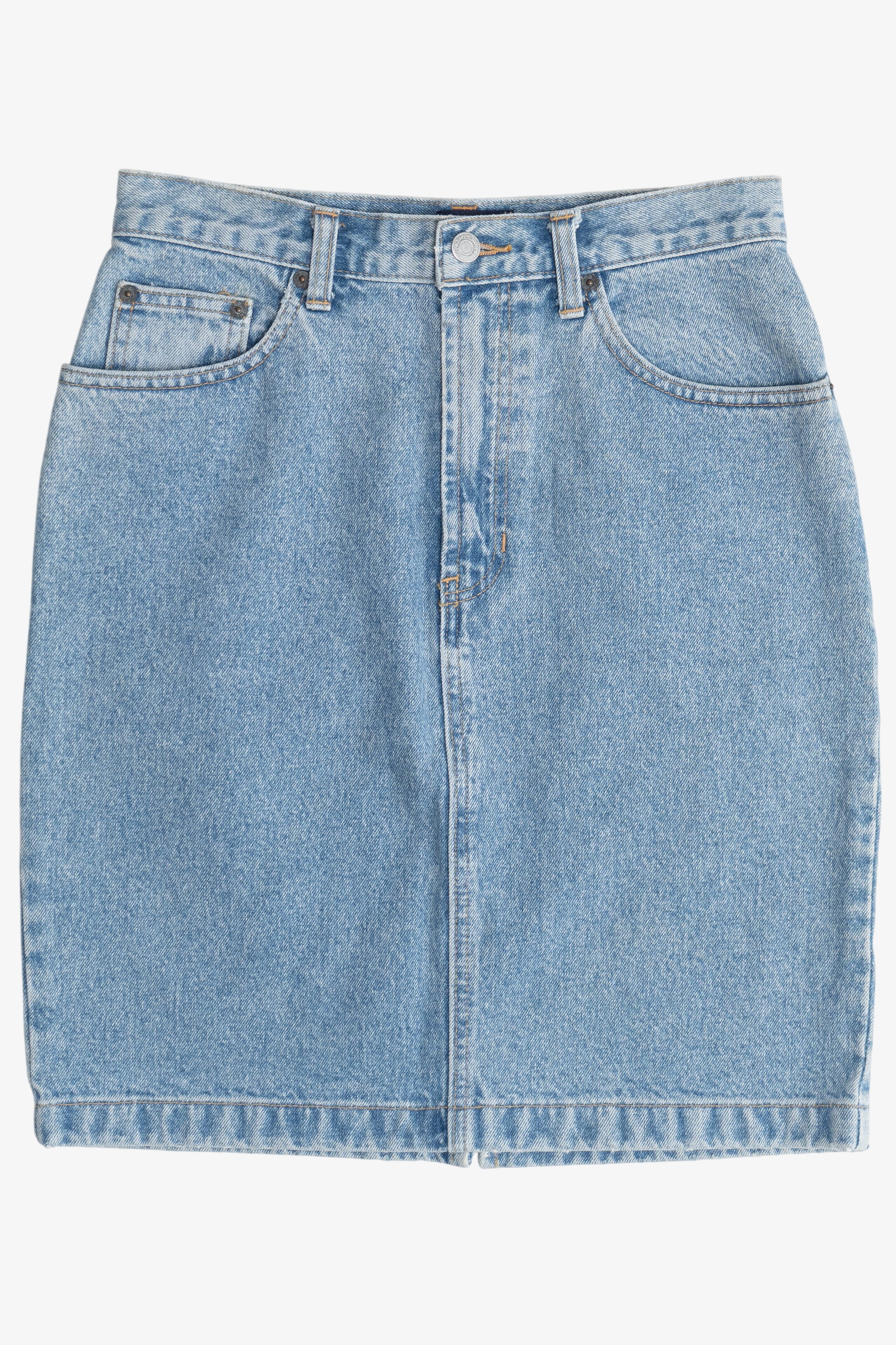 Vintage Gap High Waisted Denim Mini Skirt (1990s)