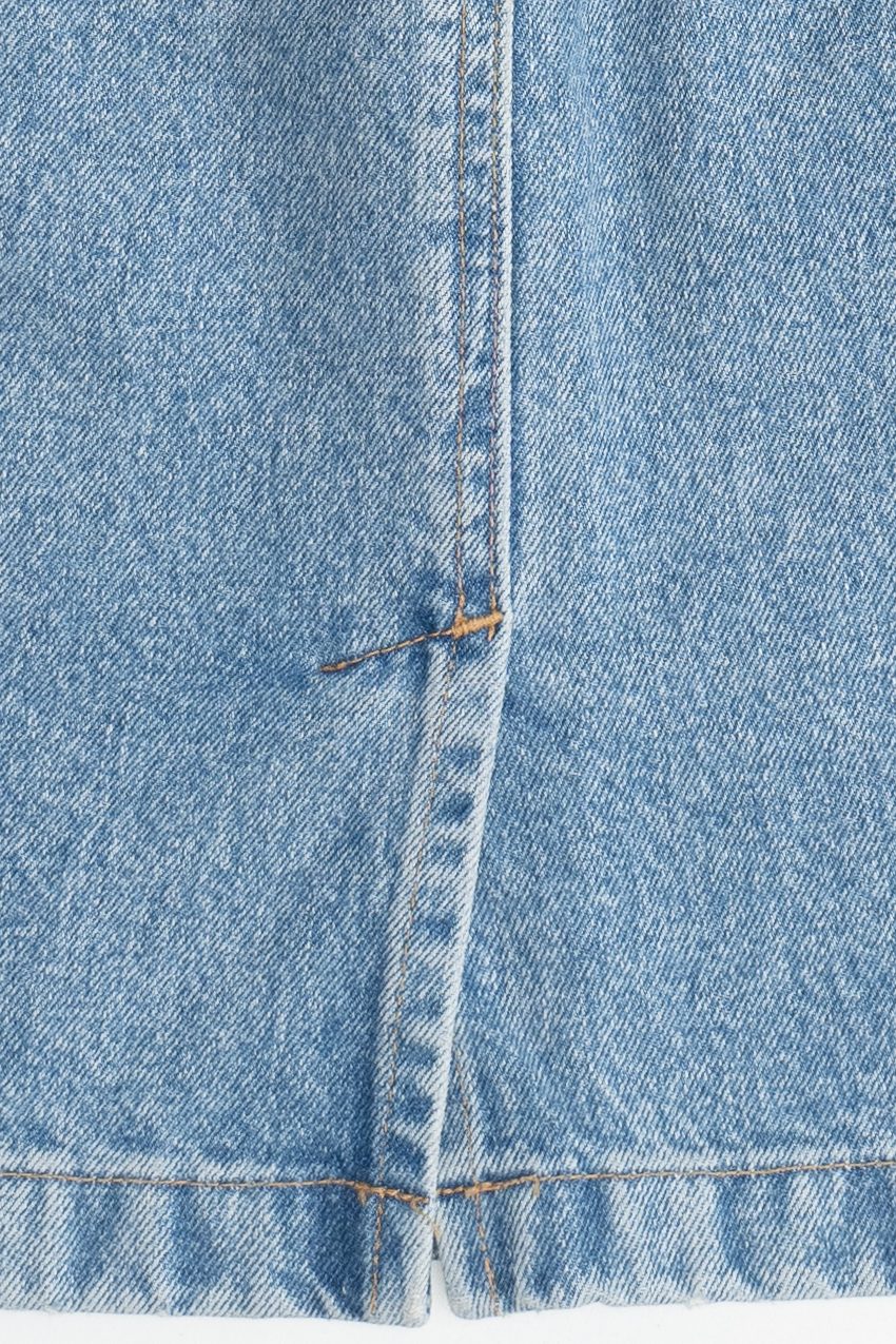 Vintage Gap High Waisted Denim Mini Skirt (1990s)