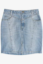 Light Blue Midrise Denim Mini Skirt (2020s)