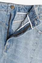 Light Blue Midrise Denim Mini Skirt (2020s)