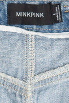 Light Blue Midrise Denim Mini Skirt (2020s)