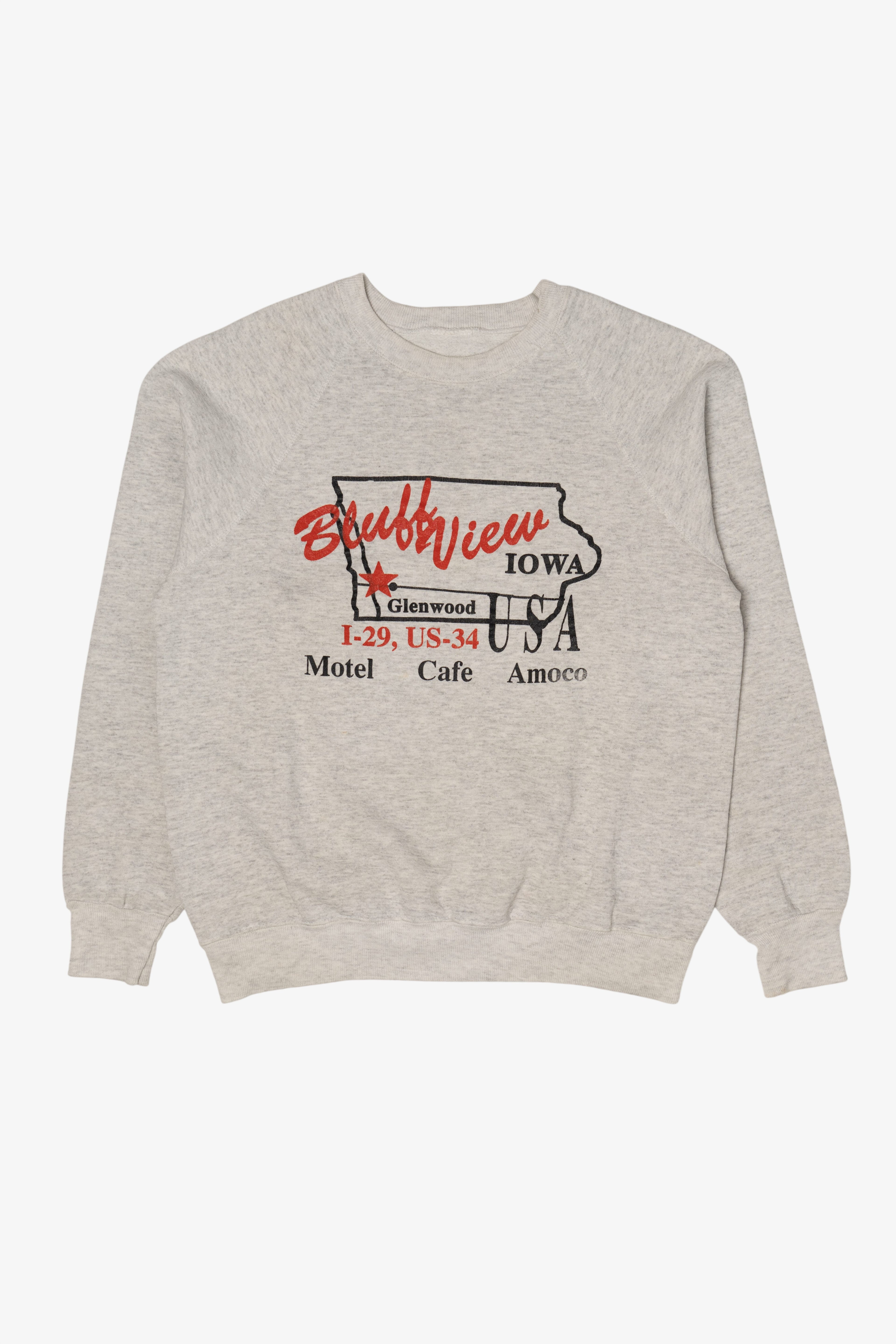 Vintage Gray Bluff View Iowa Sweatshirt (1990s)