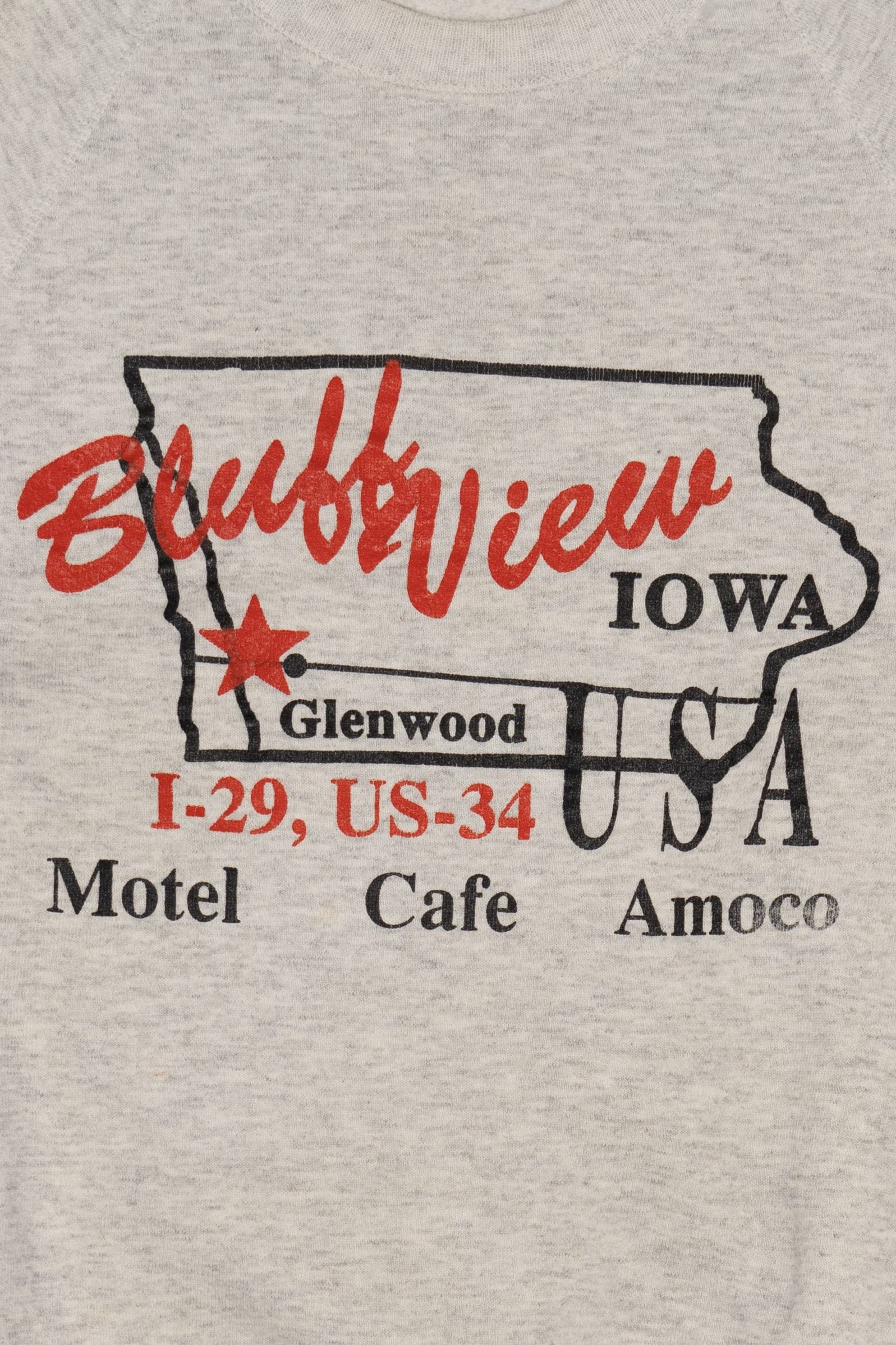 Vintage Gray Bluff View Iowa Sweatshirt (1990s)