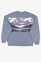 Blue Rocky Mountains Colorado Elk Wrap Around Sweatshirt