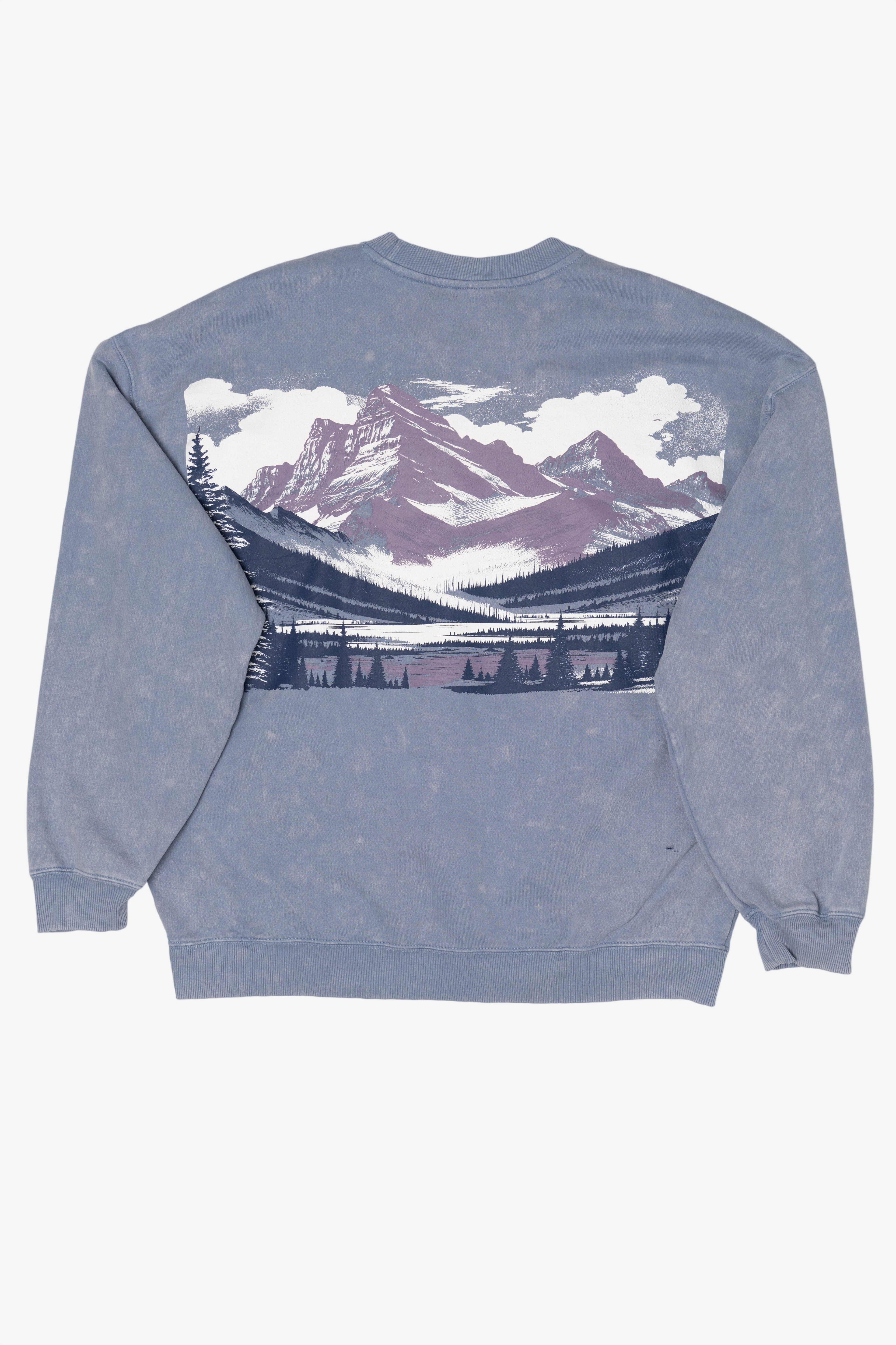 Blue Rocky Mountains Colorado Elk Wrap Around Sweatshirt