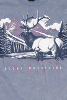 Blue Rocky Mountains Colorado Elk Wrap Around Sweatshirt