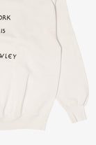 Vintage White "New York, Paris, Rome, Brawley" Tultex Raglan Sweatshirt (1990s)