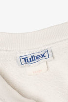 Vintage White "New York, Paris, Rome, Brawley" Tultex Raglan Sweatshirt (1990s)