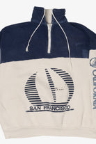 Vintage San Francisco California Half-Zip Sweatshirt (1990s)