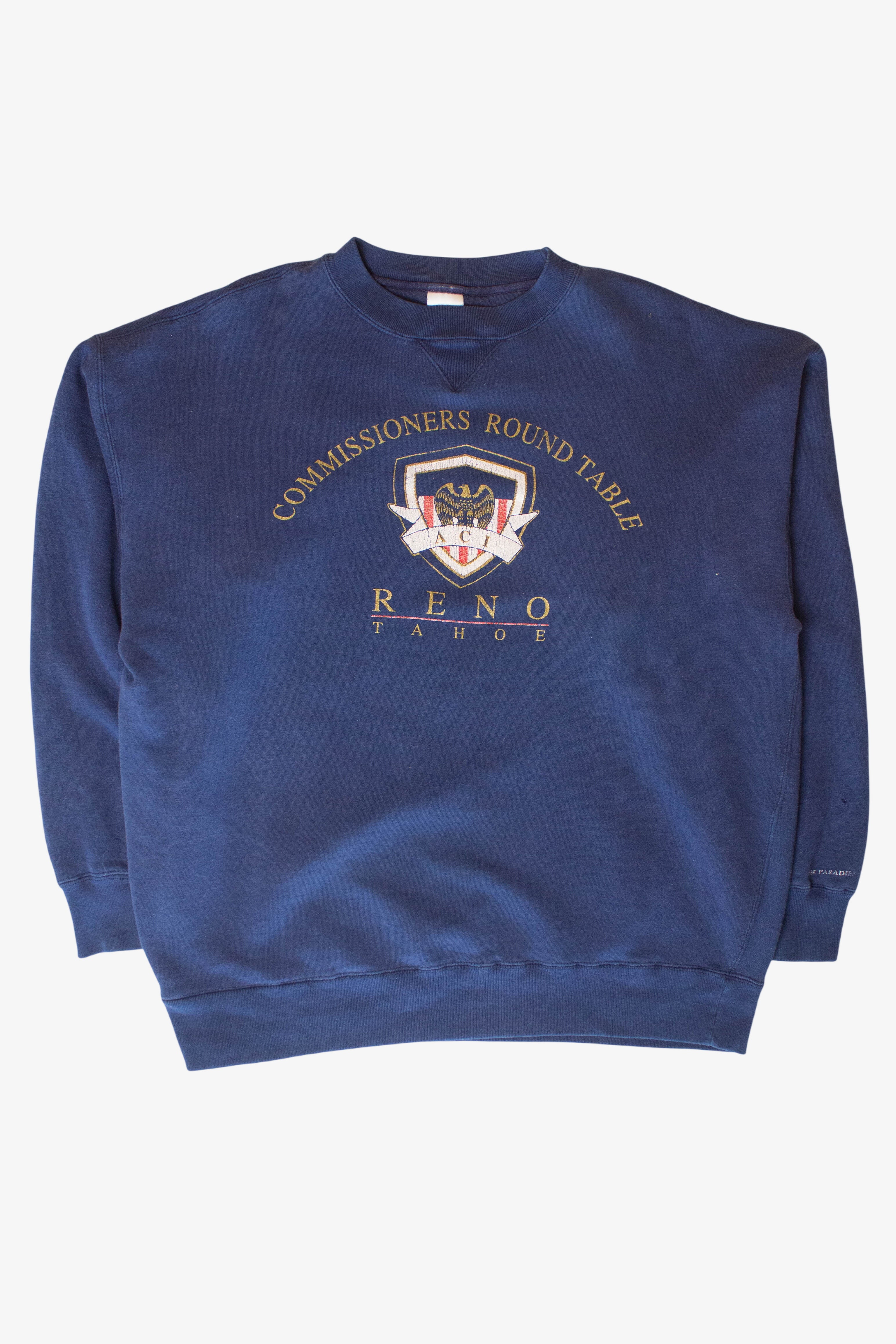 Vintage Commissioners Round Table Reno Tahoe Sweatshirt (1990s)