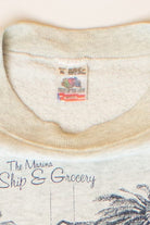 Vintage Marina Ship & Grocery Sweatshirt (1990s)