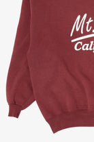 Vintage Burgundy Mt. Lakes California Sweatshirt (1990s)