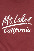 Vintage Burgundy Mt. Lakes California Sweatshirt (1990s)