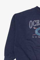 Vintage Navy Blue Ocean City New Jersey Sweatshirt (1990s)