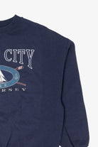 Vintage Navy Blue Ocean City New Jersey Sweatshirt (1990s)