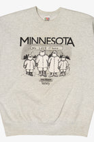 Vintage Minnesota We Love It Here Star Tribune Funny Sweatshirt (1990s)