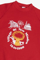 Vintage "Village Of New Minden" 1840-1990 Commemorative Raglan Sweatshirt (1990s)
